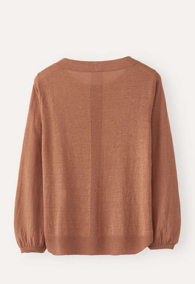 Pullover mit Glocken&auml;rmeln, Terracotta, completeTheLook