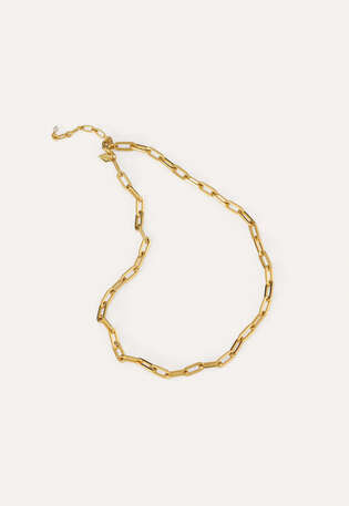 Goldene Gliederhalskette, Gold, webstill