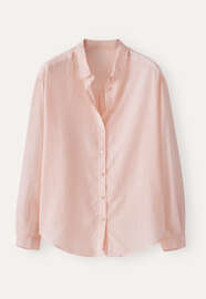 Bluse mit &uuml;berschnittenen Schultern, Zartes Pink, webstill
