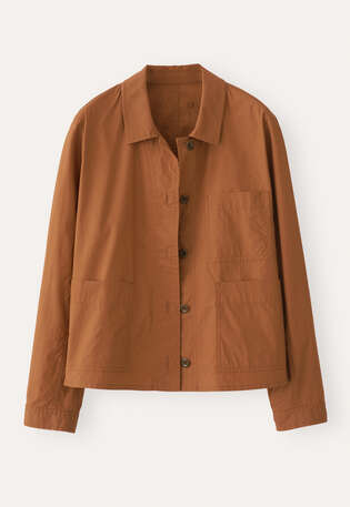 Leichte Jacke, Toffee, webstill