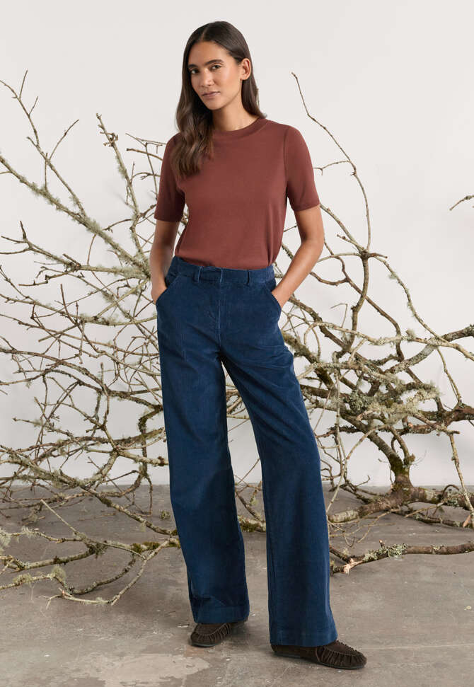 Hose mit weitem Bein, Dunkles Petrol, completeTheLook
