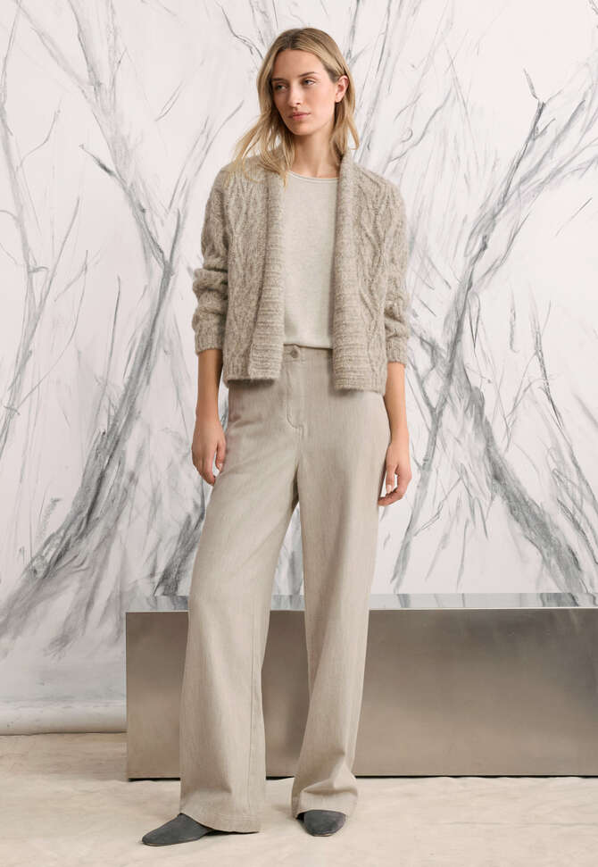 Hose mit geradem Bein, Rehbraun, completeTheLook