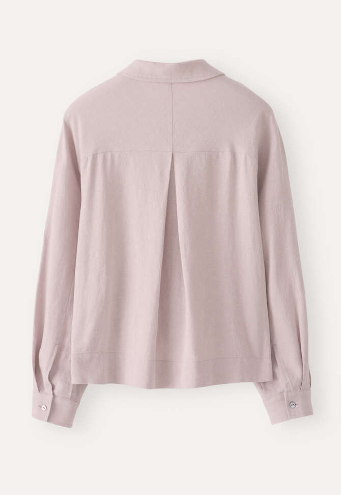 Bluse mit geschwungenen &Auml;rmeln, Orchideenrosa, completeTheLook