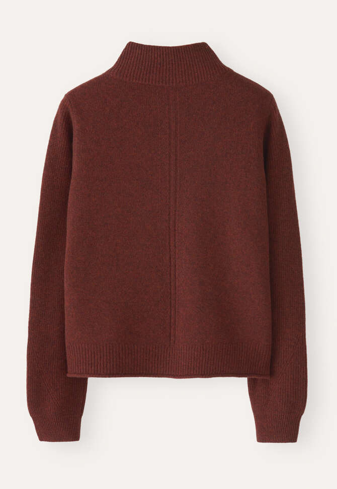 Pullover mit Kn&ouml;pfen, Kupferrot, completeTheLook