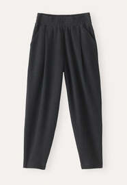 Jersey-Hose, Kohlschwarz, webstill