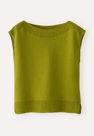 Pullover mit H&auml;keldetail, Dunkle Limette, webstill