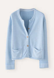 Jersey-Jacke, Chambray, webstill