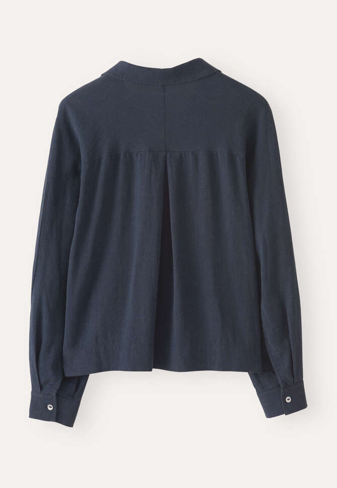 Bluse mit geschwungenen &Auml;rmeln, Mitternacht, completeTheLook