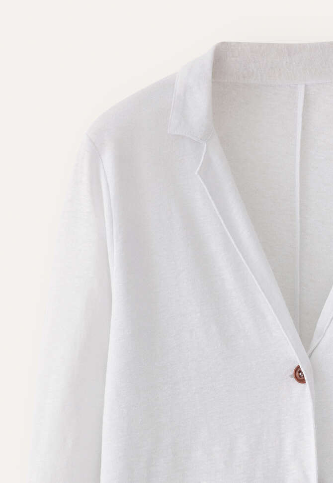 Jersey-Blazer, Wei&szlig;, completeTheLook