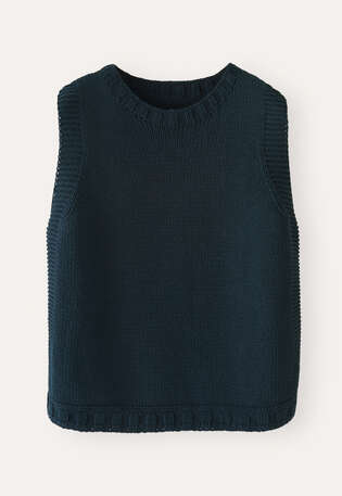 &Auml;rmelloser Pullover, Mitternacht, webstill