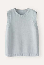 &Auml;rmelloser Pullover, Wolkenblau, webstill