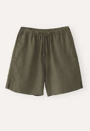Schlupf-Shorts, Waldgr&uuml;n, webstill