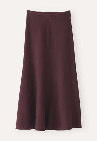Strickrock, Aubergine, webstill