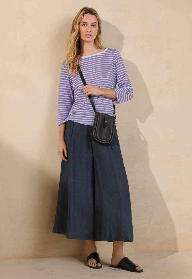 Culotte mit Faltenfront, Tinte, completeTheLook