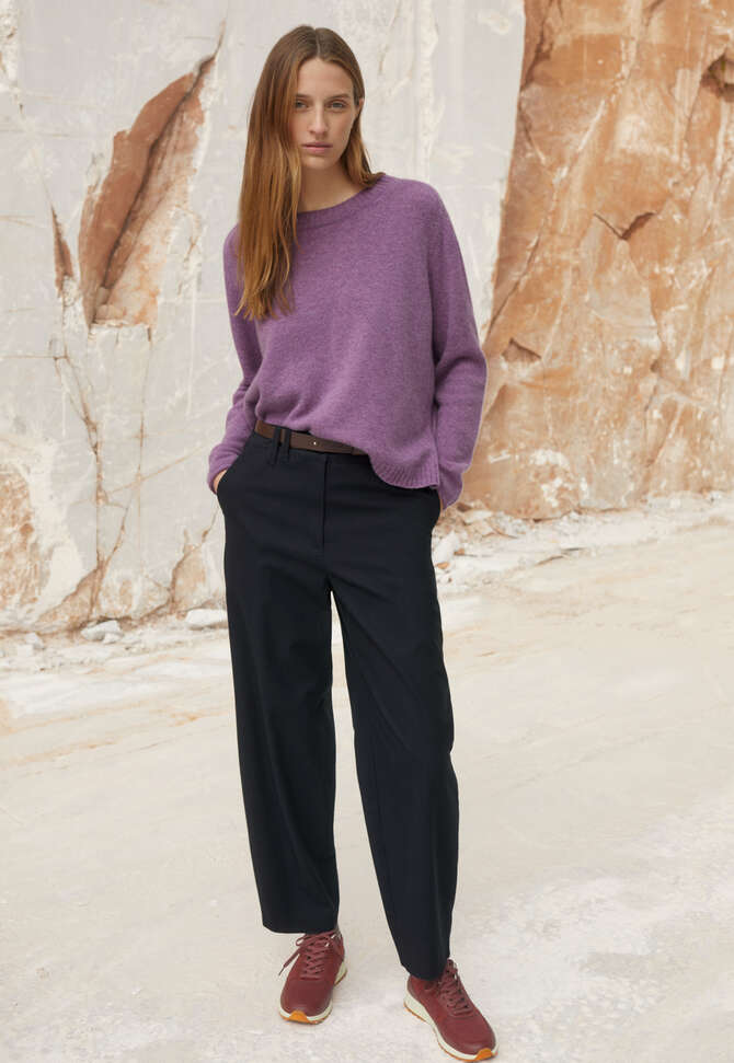 Pullover mit Rundhalsausschnitt, Krokus, completeTheLook