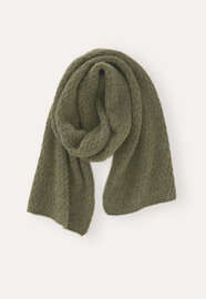 Offenmaschiger Strickschal, Moos, webstill