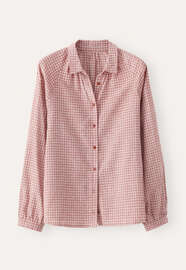 Kariertes Hemd, Rot/Creme, webstill