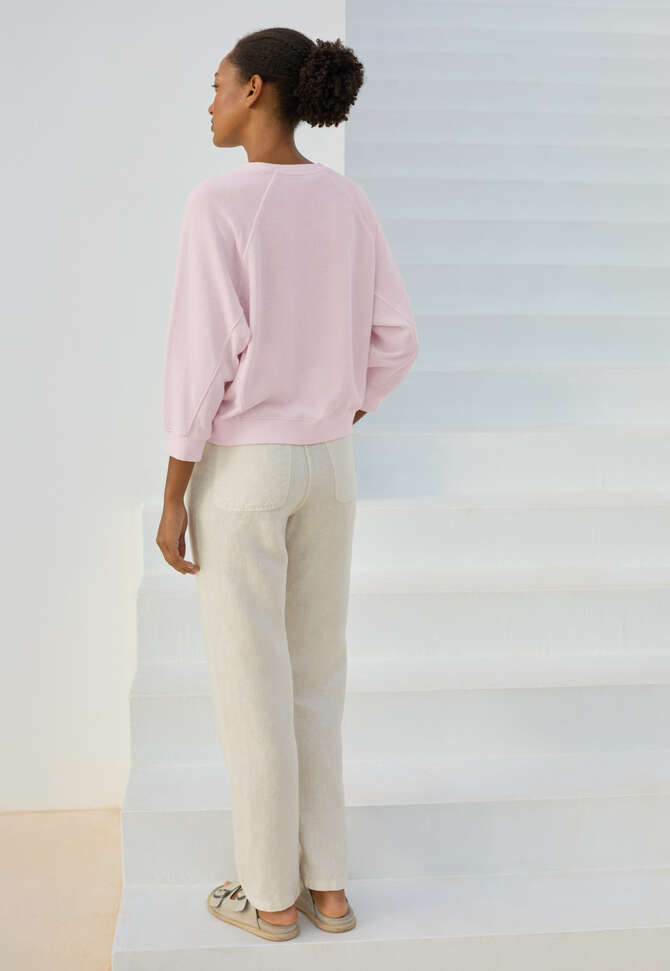 Jeans mit schmalem Bein, Ecru, completeTheLook