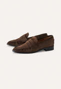 Loafer, Braun, webstill