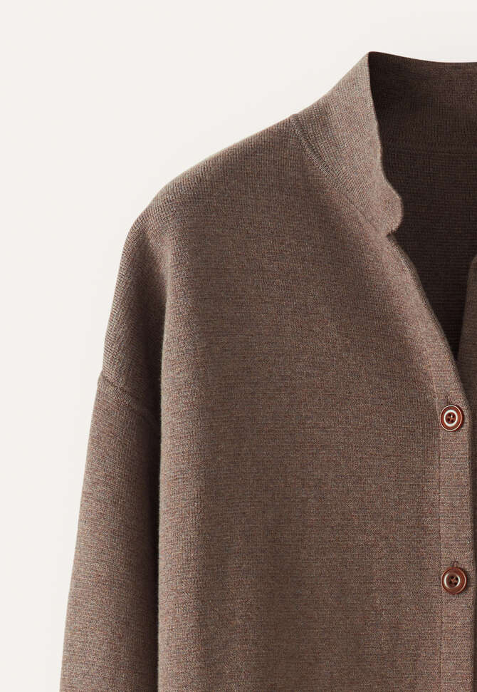 Strick-Coatigan, Nu&szlig;braun, completeTheLook