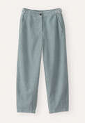 K&uuml;rzere Hose aus Cord, Enteneiblau, webstill