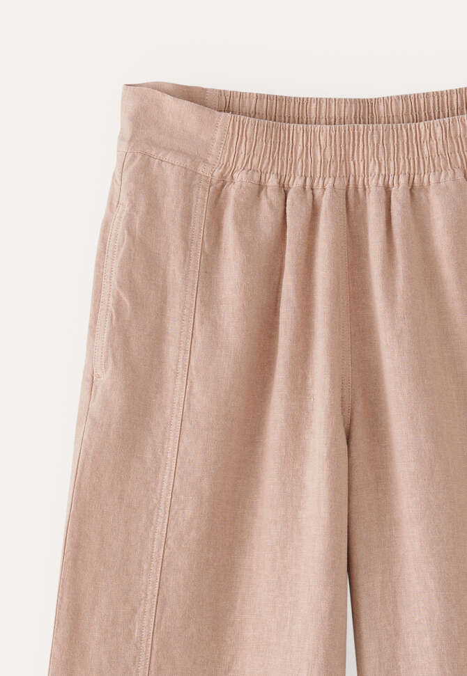 Hose mit weitem Bein, Gewaschenes Rouge, completeTheLook