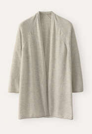 Cardigan im Kimono-Stil, Kiesel, webstill
