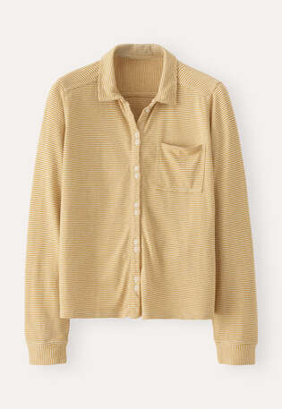 Gestreiftes Shirt, Chartreuse/Creme, webstill