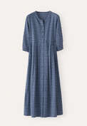 Langes Karokleid, Indigo/Denim, webstill