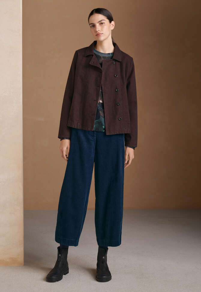 Hose in gek&uuml;rzter L&auml;nge, Tintenblau, completeTheLook