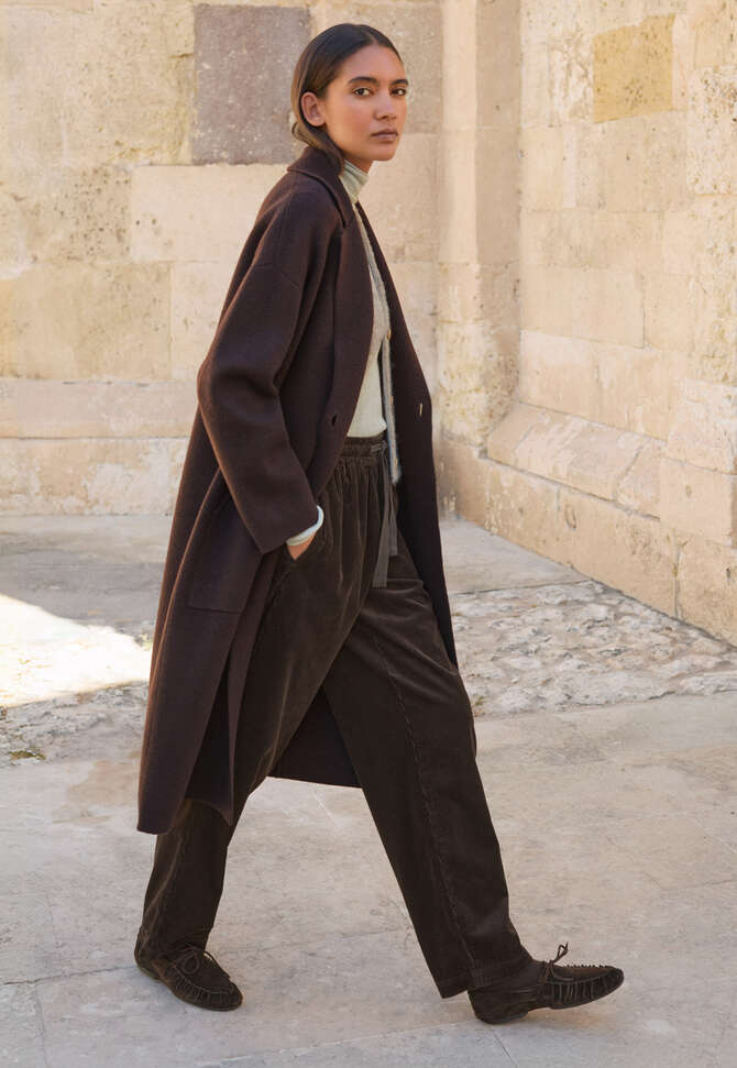 Hose mit Gummizug, Kakao, completeTheLook