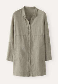 Lange Bluse, Zartes Khaki, webstill
