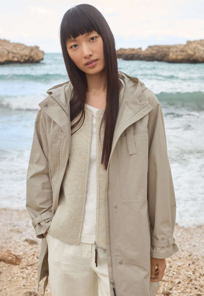 Kapuzenjacke, Steingrau, completeTheLook