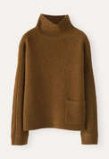Pullover mit Dolman-&Auml;rmeln, Bronze, webstill