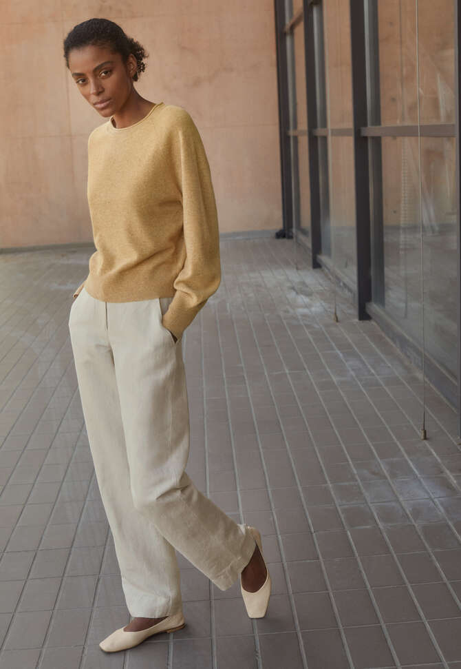 Pullover mit Raglan&auml;rmeln, Zartes Senfgelb, completeTheLook