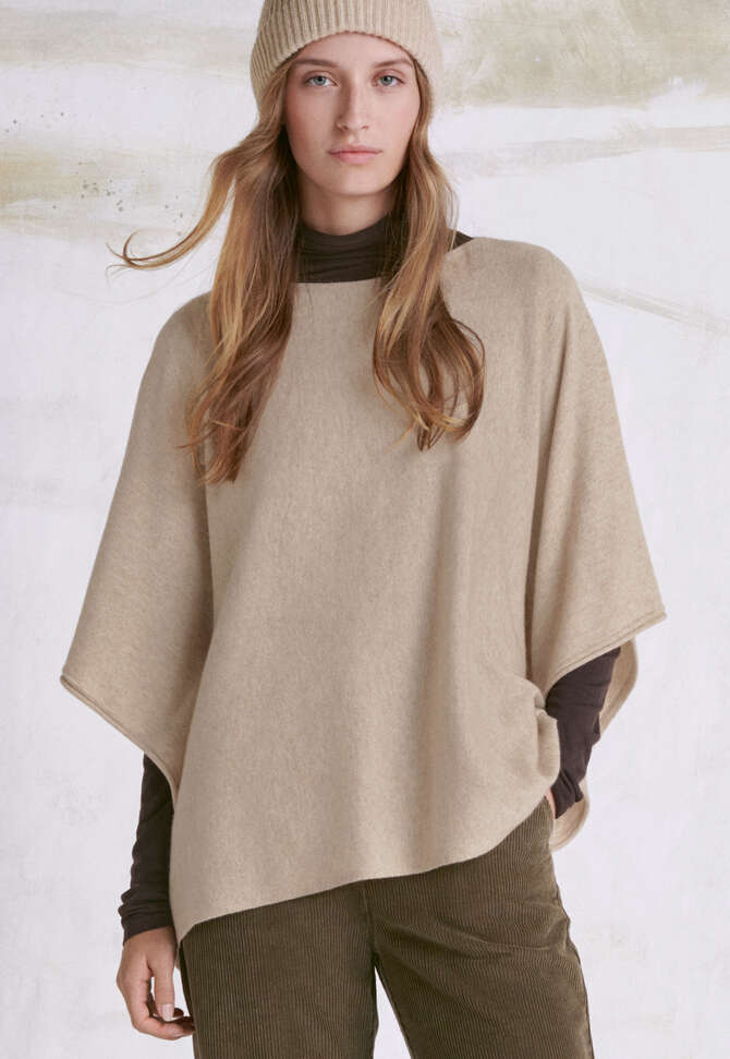 Strick-Poncho, Hafer, completeTheLook