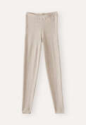 Leggings, Ecru/Rehbraun, webstill