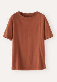 T-Shirt, Kupfer, webstill