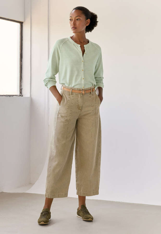 Jersey-Bluse, Mint, completeTheLook