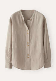 Vichy-Karo-Bluse, Mint/Taupe, webstill