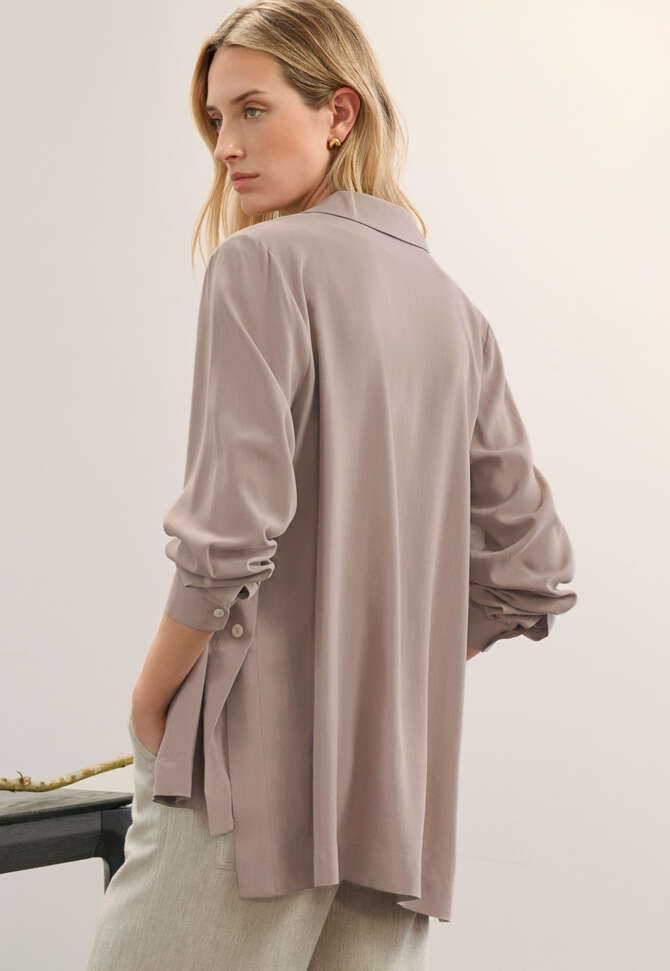 Hemd mit Reverskragen, Nerz-Taupe, completeTheLook