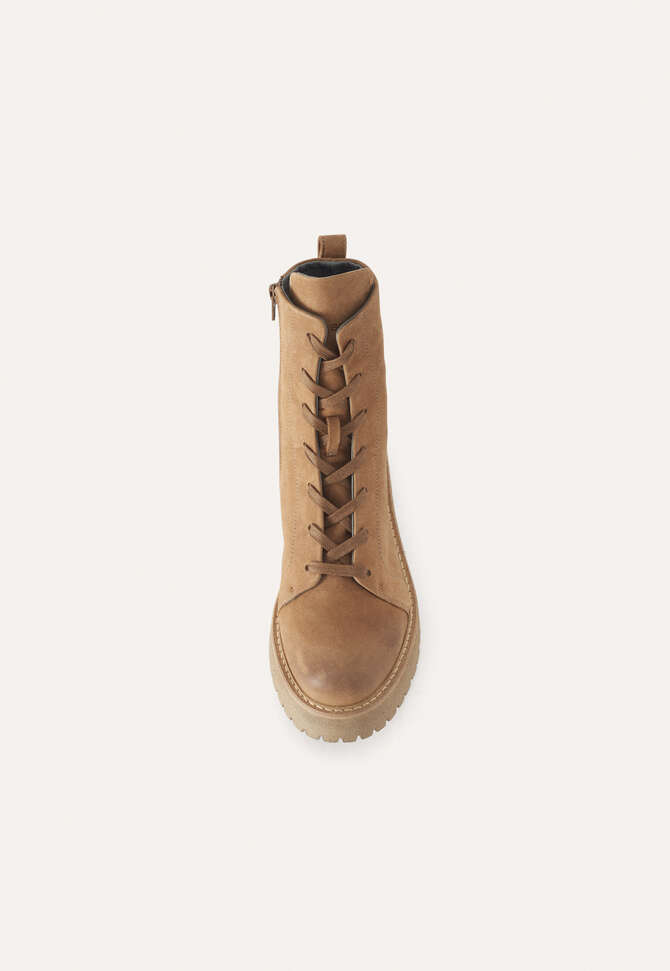 Schn&uuml;rstiefel, Taupe, completeTheLook