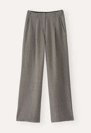 Hose mit Faltenfront, Monochrom, webstill