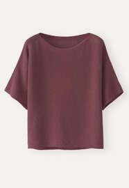 Pullover mit Dolman-&Auml;rmeln, Marone, webstill